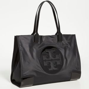 ⭐️Tory Burch Ella Black Large Tote Bag